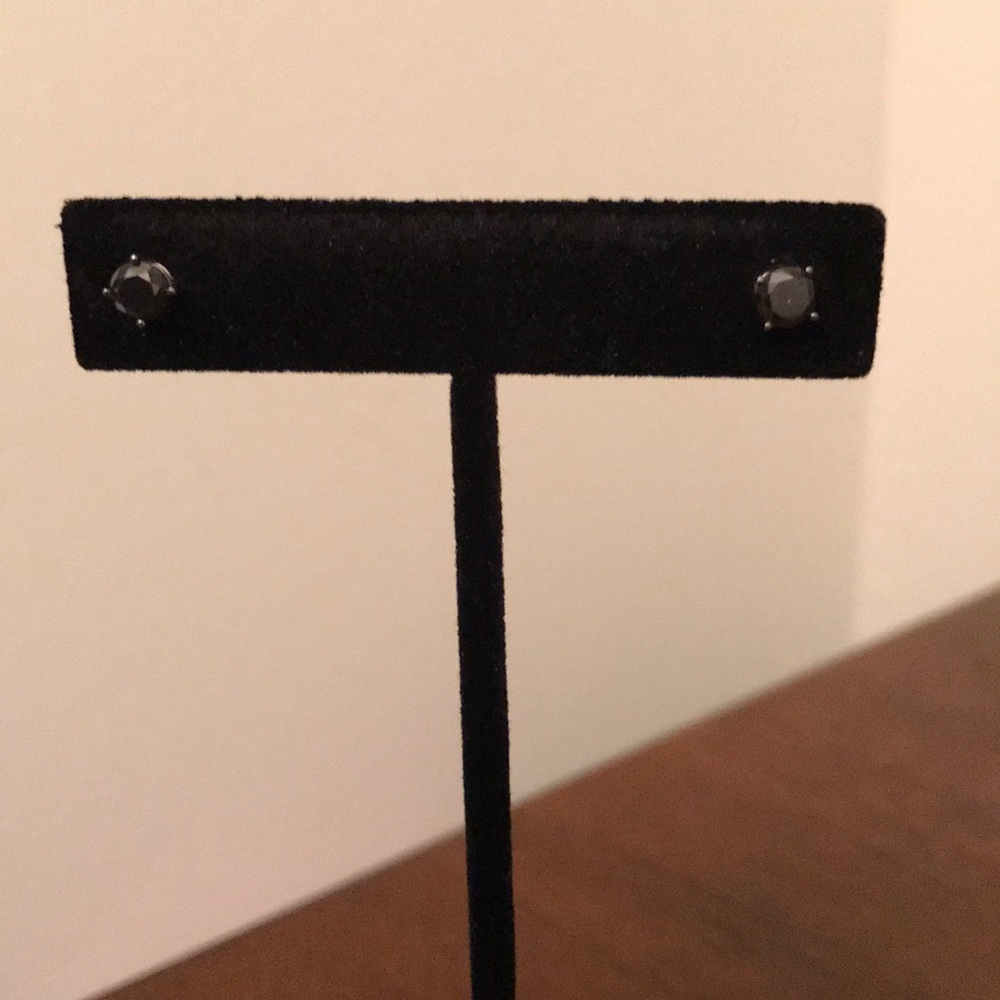 Black Diamond Earrings